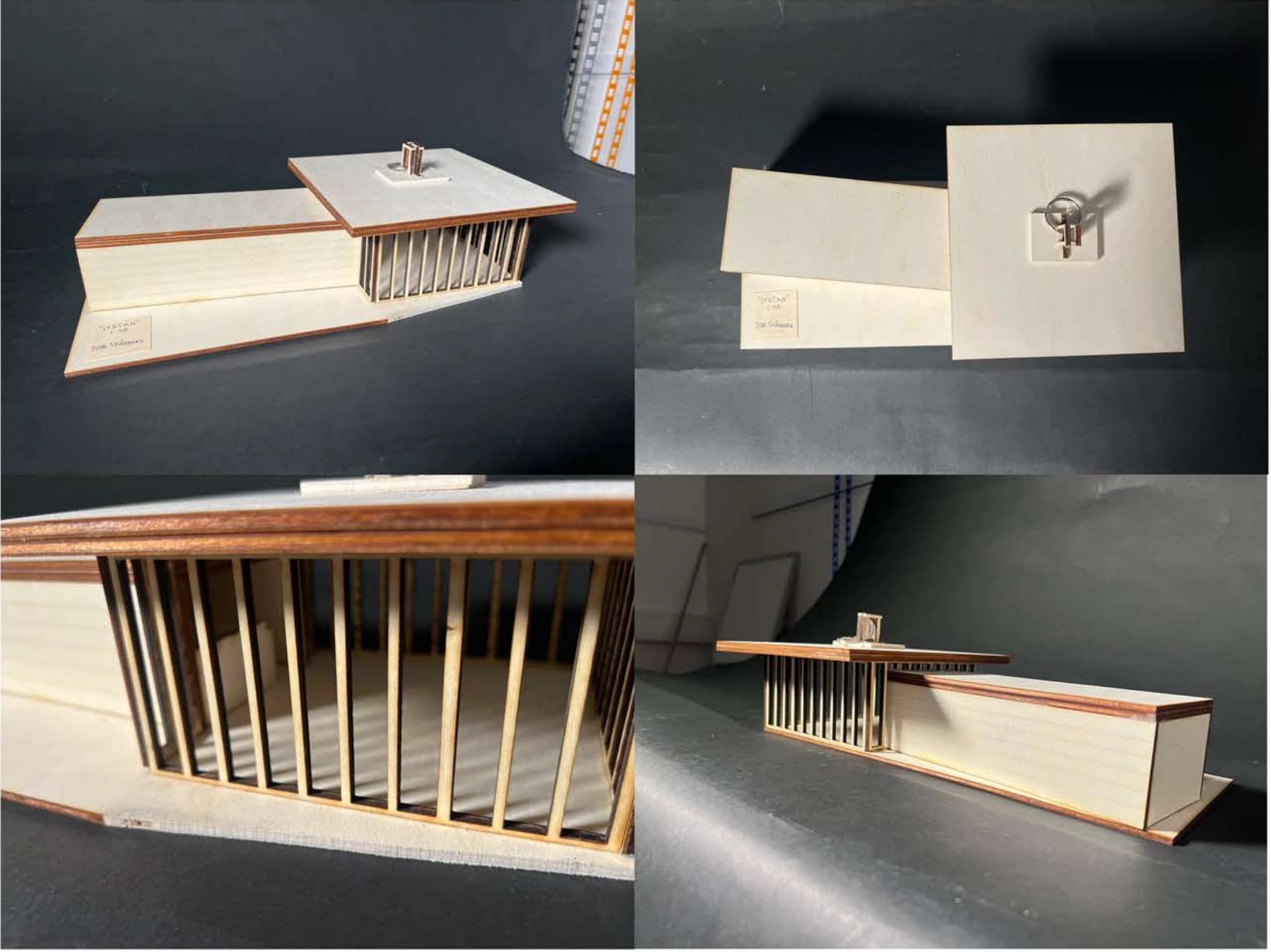 Photographs of the architectural model